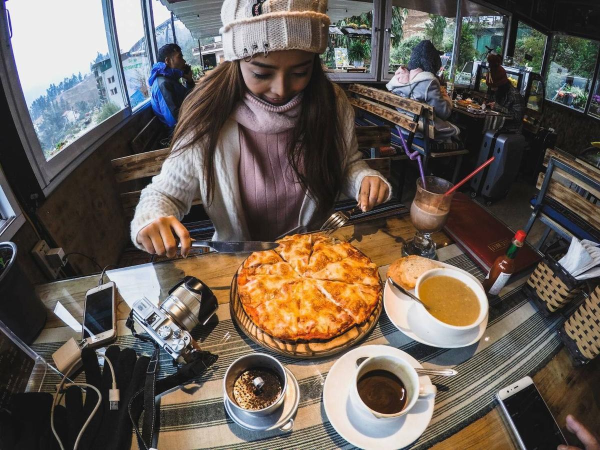 Fansipan Terrace Cafe And Homestay Sa Pa Kültér fotó